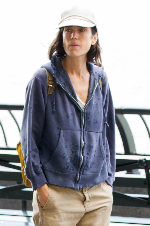 Jennifer Connelly na planie filmu "Shelter"