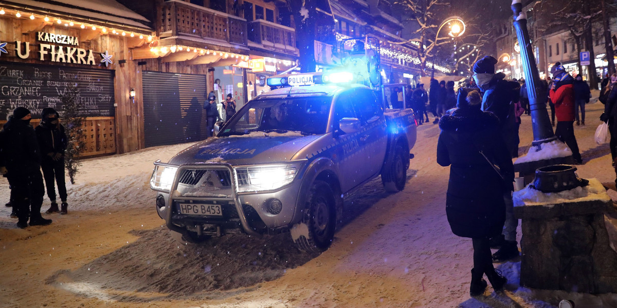 Policja wysyła posiłki do Zakopanego.