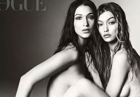 "Vogue to magazyn modowy - nie widzę tu żadnych ubrań". Czy siostry Hadid trzeba rozbierać, by było gorąco?
