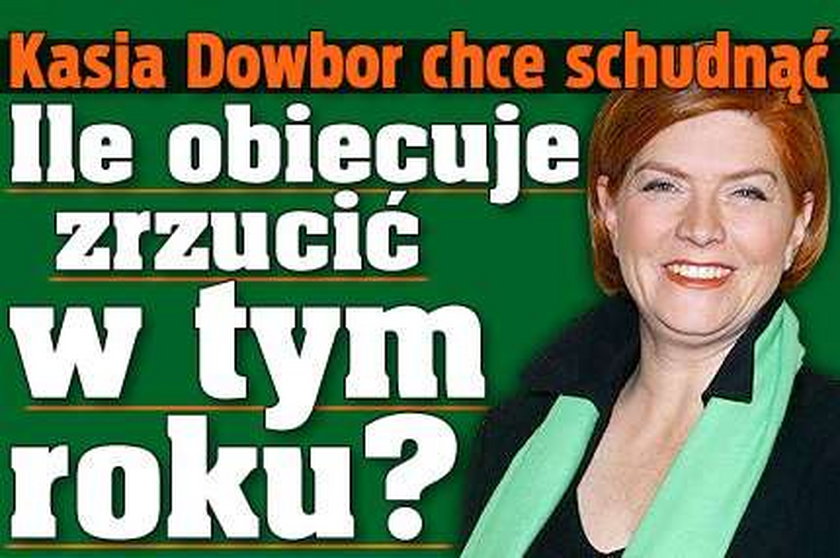 Kasia Dowbor chce schudnąć. Ile obiecuje zrzucić ?