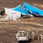 Russian plane crash site in central Sinai, Egypt