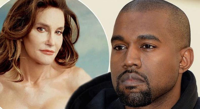 Caitlyn Jenner and Kanye West