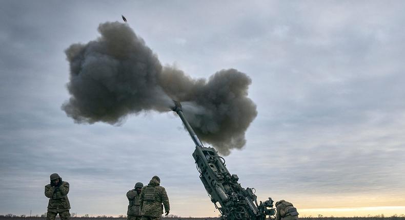 A strike on Kherson 14 miles behind the front line