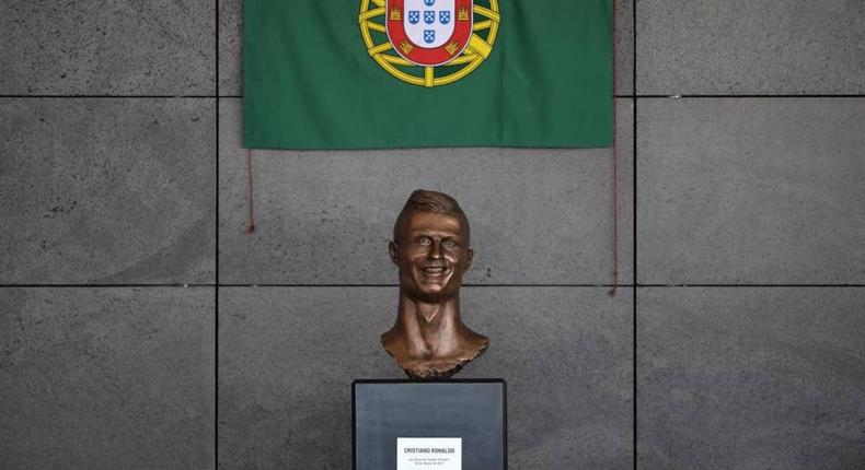 Statue of Cristiano Ronaldo