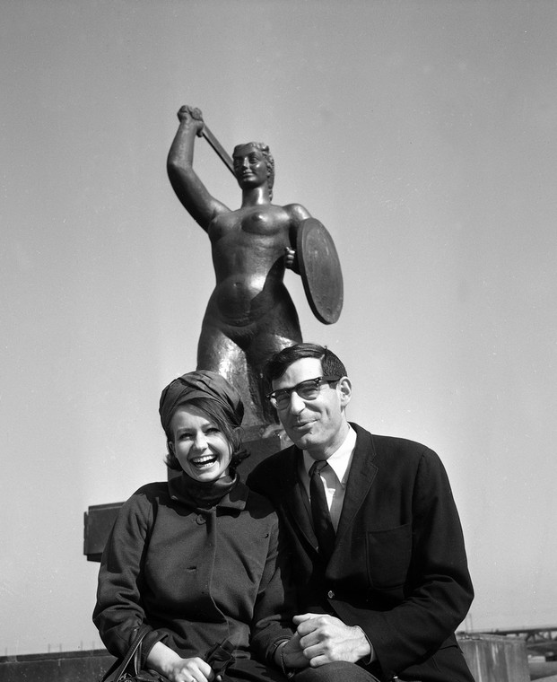 Elżbieta Czyżewska i David Halberstam, 1965 rok