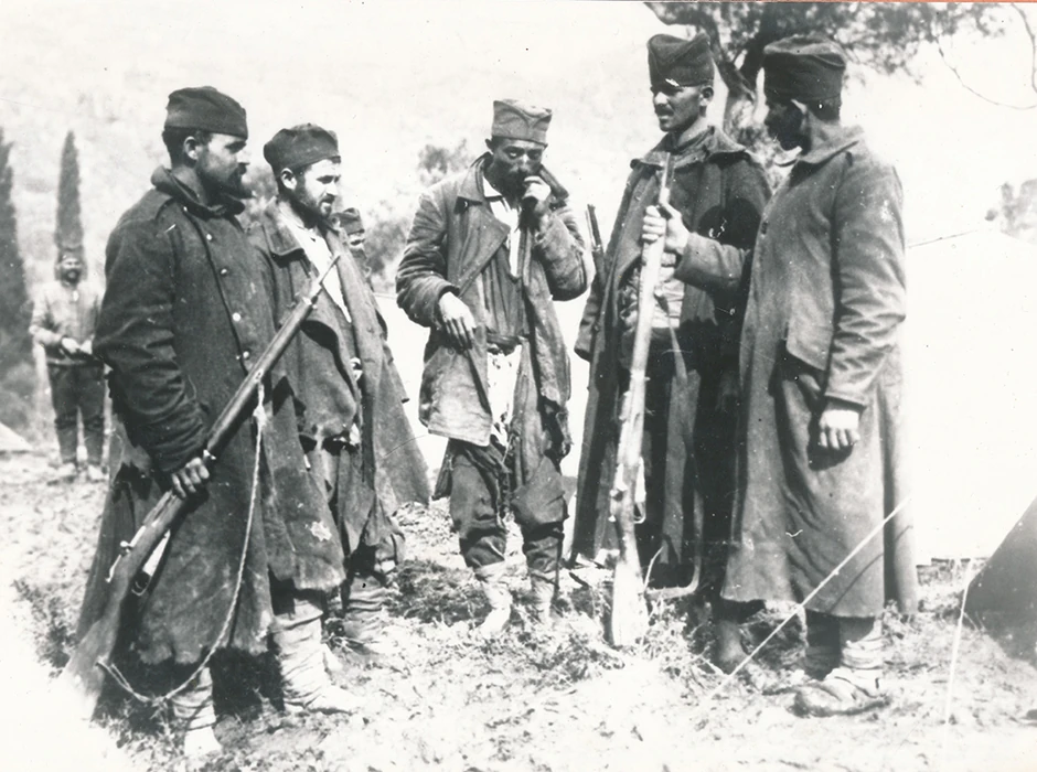 Dragiša Stojadinović, Kakvi smo stigli na Krf, 1916, Vojni muzej, Beograd