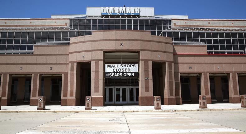 A shuttered mall in Alexandria, Virginia.