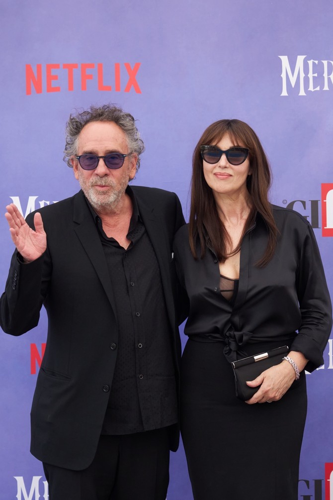 Monika Beluči i Tim Barton