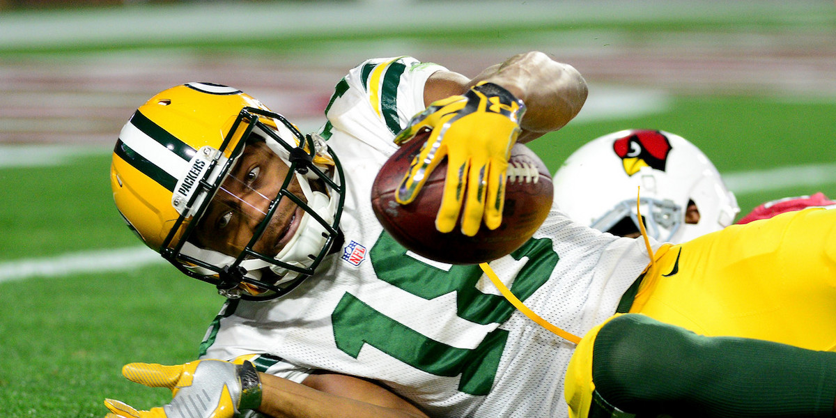 Aaron Rodgers says 'mic'd up' technology caused one of his best receivers to puncture a lung