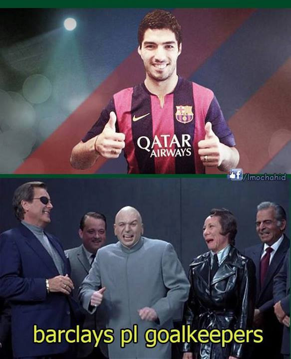 Luis Suarez w FC Barcelona - memy