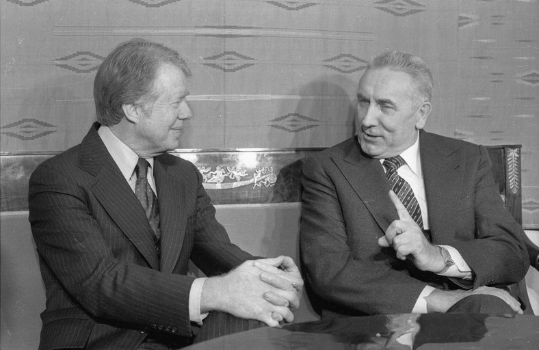 Jimmy Carter i Edward Gierek (Warszawa, 30 stycznia 1977 r.)