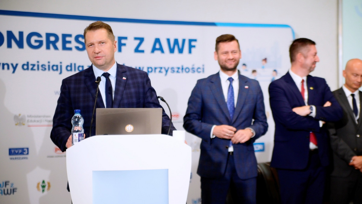 Przemysław Czarnek chce walczyć z "lewymi" zwolnieniami z wf-u