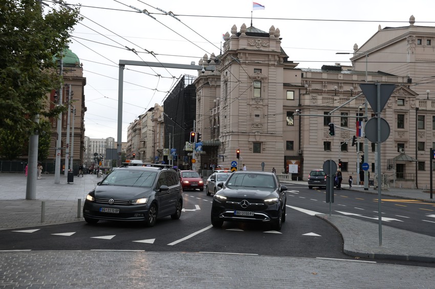 Ulice u centru Beograda ponovo otvorene za saobraćaj