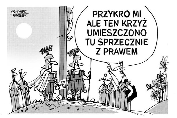 Krzyż niezgodnie z prawem krzętowski