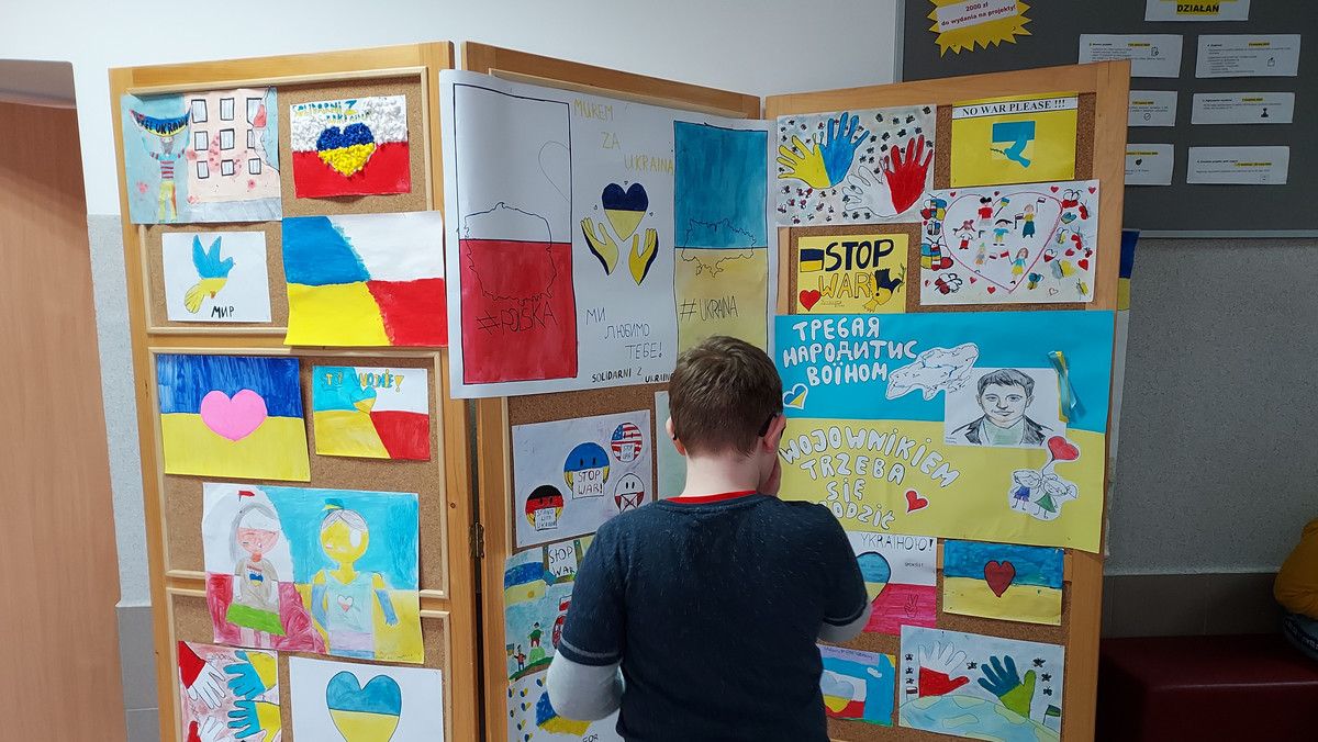 Wojna Rosja-Ukraina. Ukraińskie dzieci w szkołach w Polsce