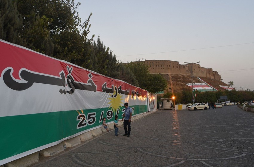 Proslava izglasavanja nezavisnosti u Erbilu, Kurdistan