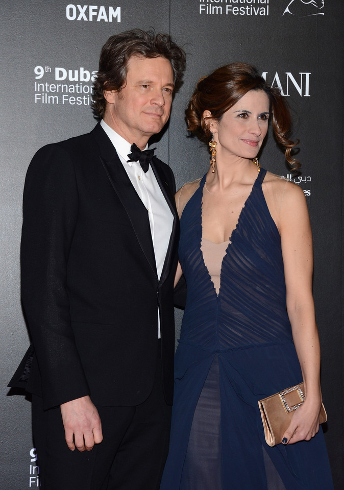 Colin Firth i Livia Giuggioli / fot. Getty Images