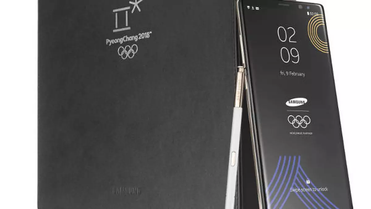 Samsung Galaxy Note 8 w limitowanej wersji z okazji Zimowych Igrzysk Olimpijskich 2018