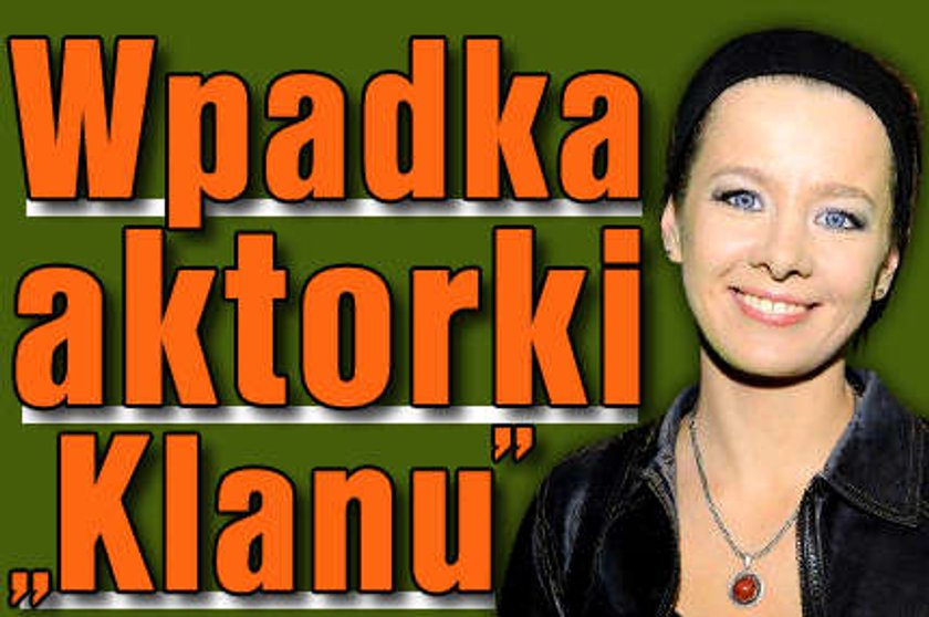 Wpadka aktorki "Klanu"