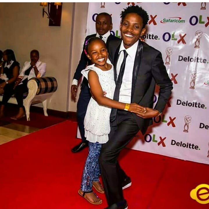 Wendy Waeni with Eric Omondi (Instagram) 