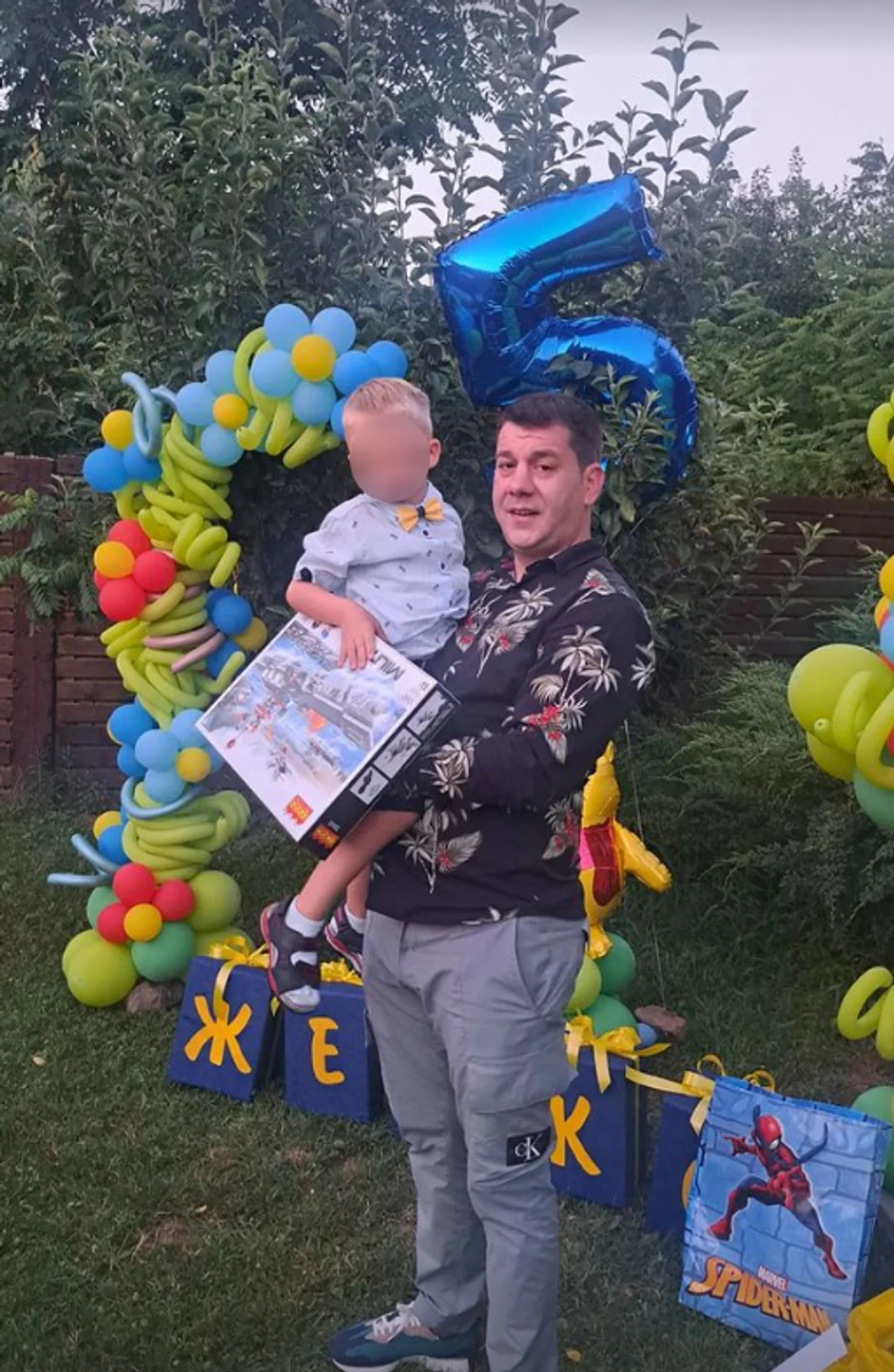 Ivan Marinković sa sinom Željkom