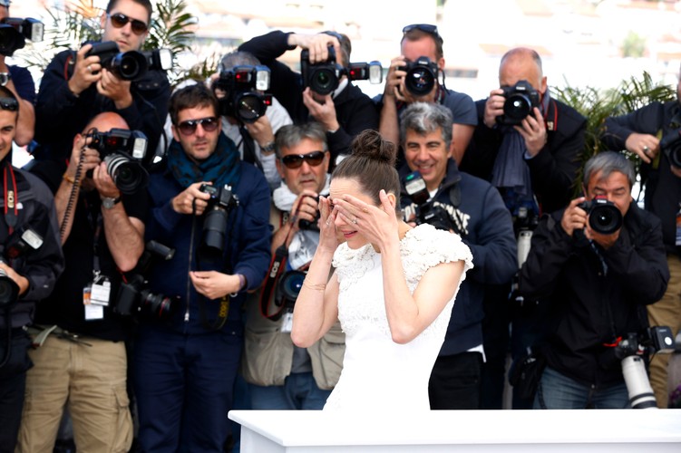 Marion Cotillard na festiwalu w Cannes