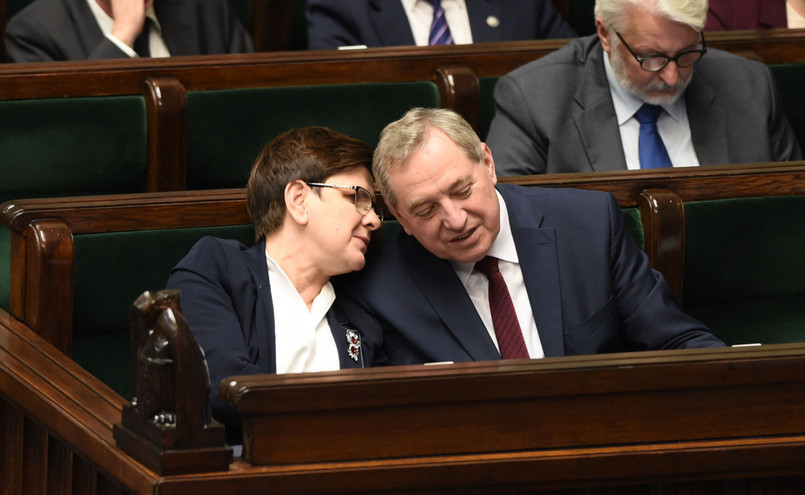 Beata Szydło i Henryk Kowalczyk