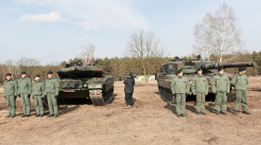 Ośrodek Szkolenia Poligonowego Wojsk Lądowych Żagań - Karliki. 
<br><br>
(lm/cat) PAP/Lech Muszyński