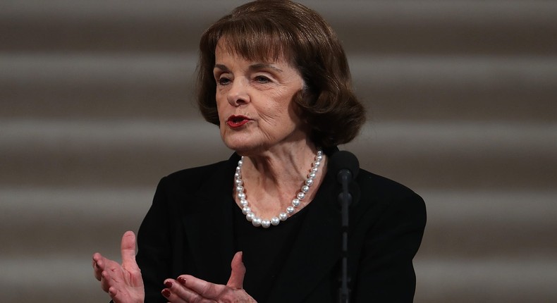 Dianne Feinstein.Justin Sullivan/Getty Images