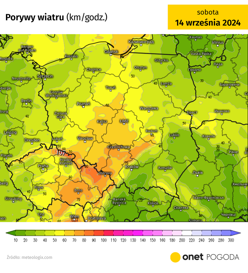 Zapowiada się wietrzna końcówka tygodnia