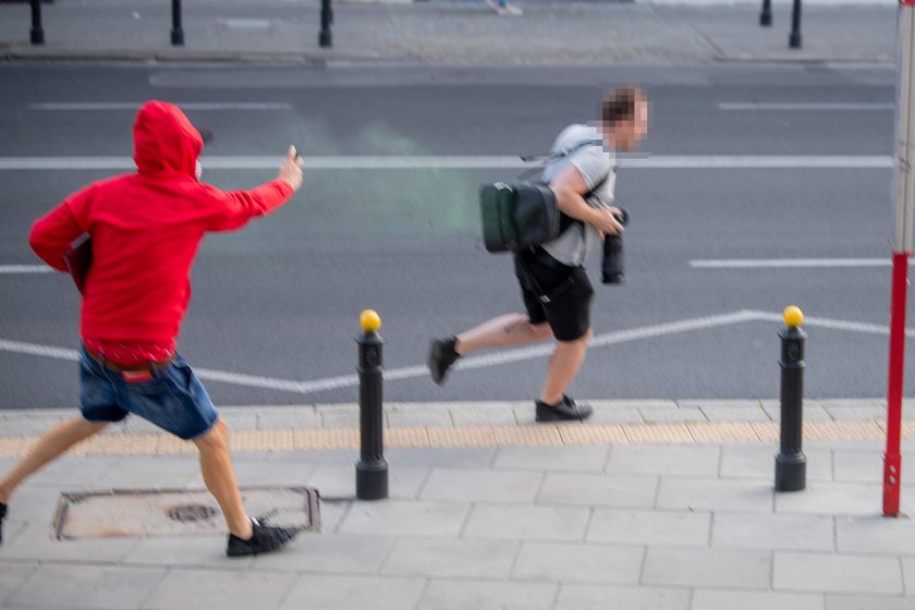 Kuba Wojewódzki zaatakował fotoreportera gazem