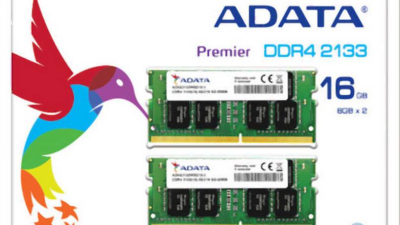 ADATA z modułami DDR4 do laptopów i małych komputerów