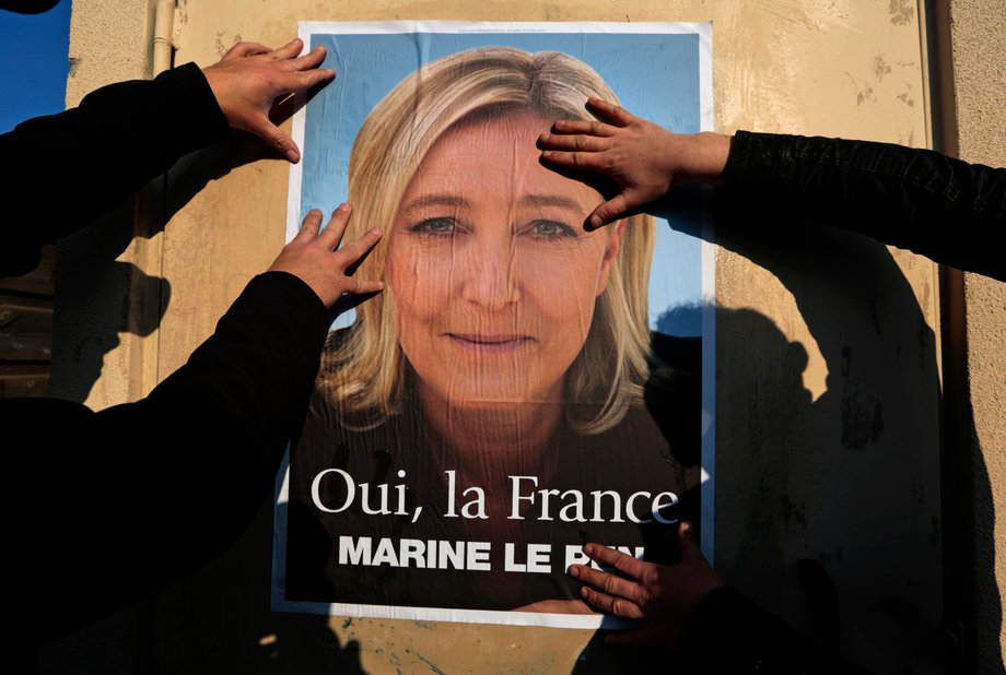 Marine Le Pen, France's National Front leader.