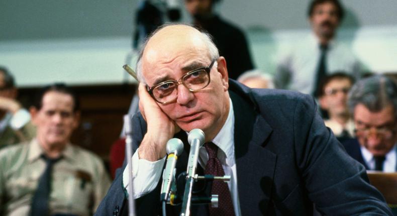 Paul Volcker, former Fed Chair 1979 to 1987.Bettmann / Getty Images