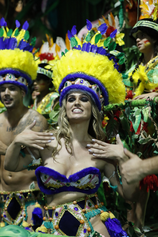 Karnawał w Sao Paulo w Brazylii