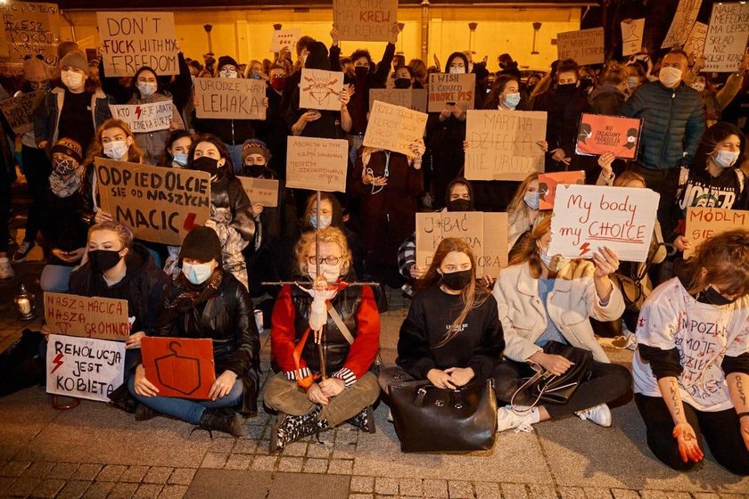 Zakaz aborcji. Trwają protesty w całej Polsce