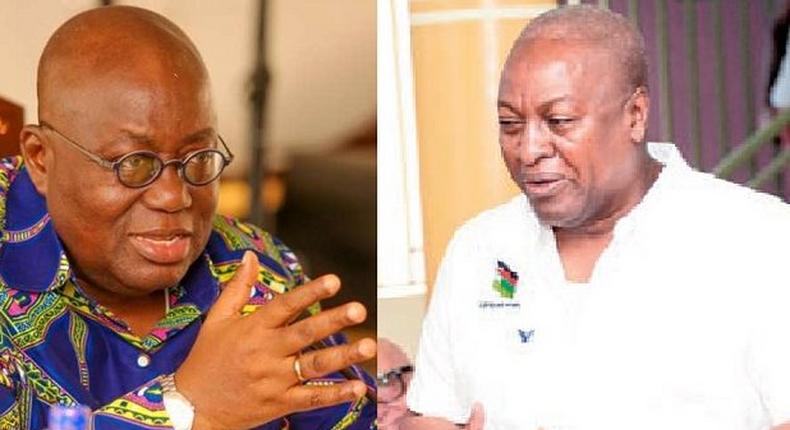 Nana Addo and John Mahama