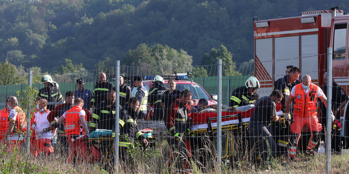 Wypadek autokaru z polskimi pielgrzymami w Chorwacji.