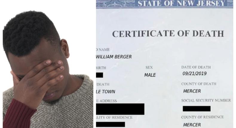 Man fakes his death certificate to avoid being jailed, typographical error spoils the plan