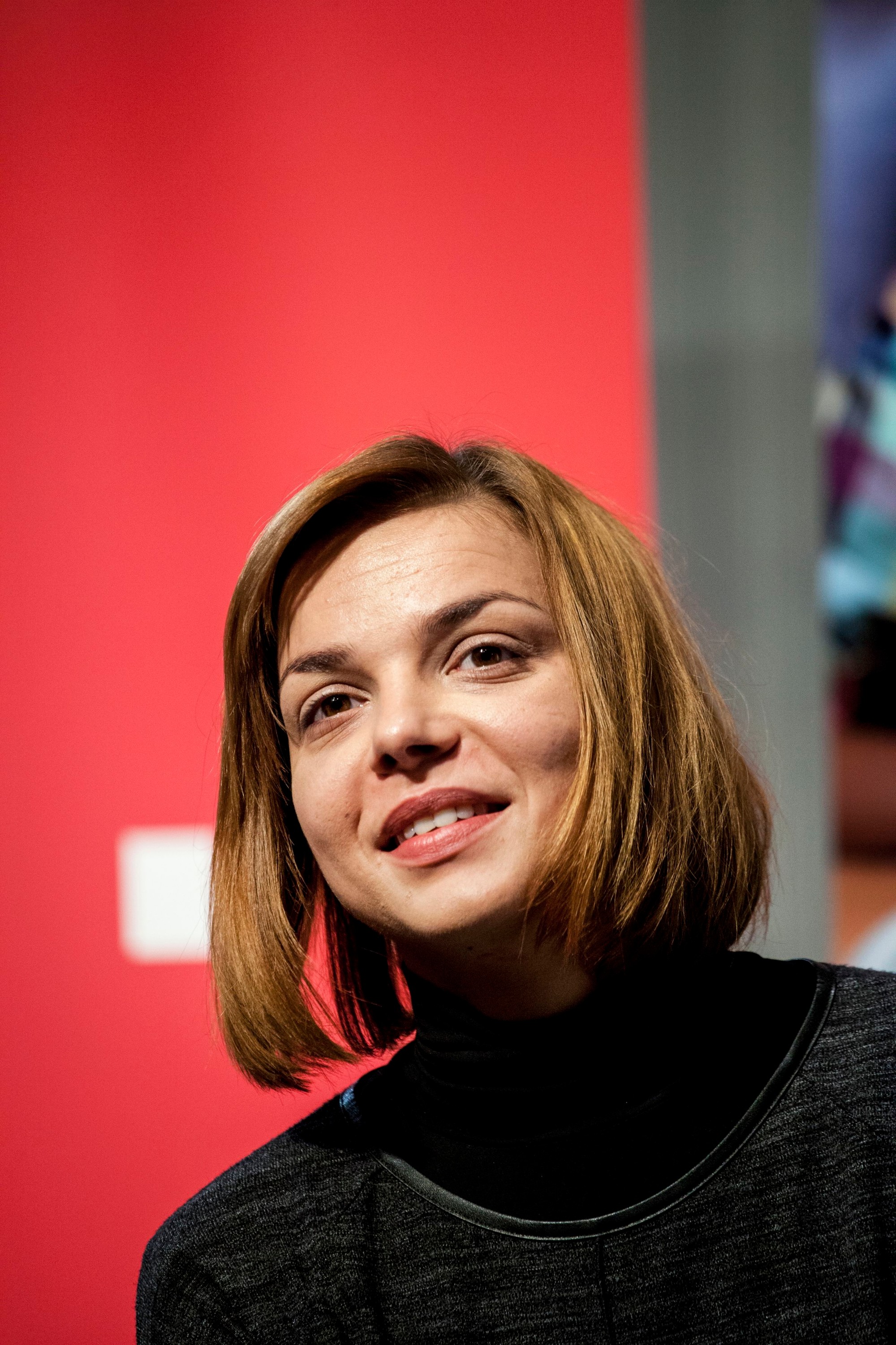 Herečka Petra Vajdová. 