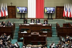 Zełenski podczas Zgromadzenia Parlamentarnego OBWE wystąpił z radykalną propozycją. 'Otwarte znęcanie się nad zasadami'