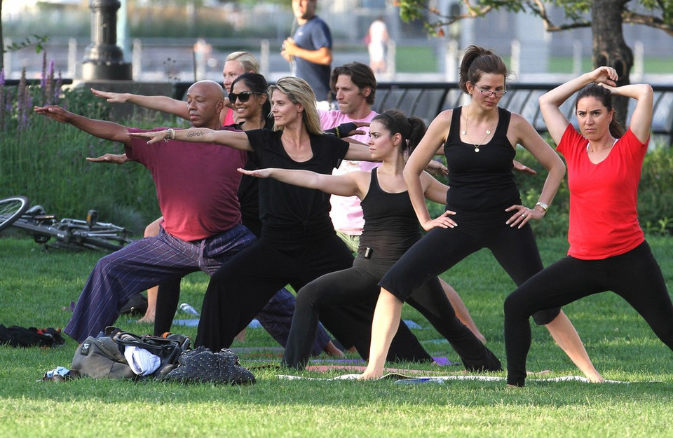 Heidi Klum, Russell Simmons, Rachel Roy