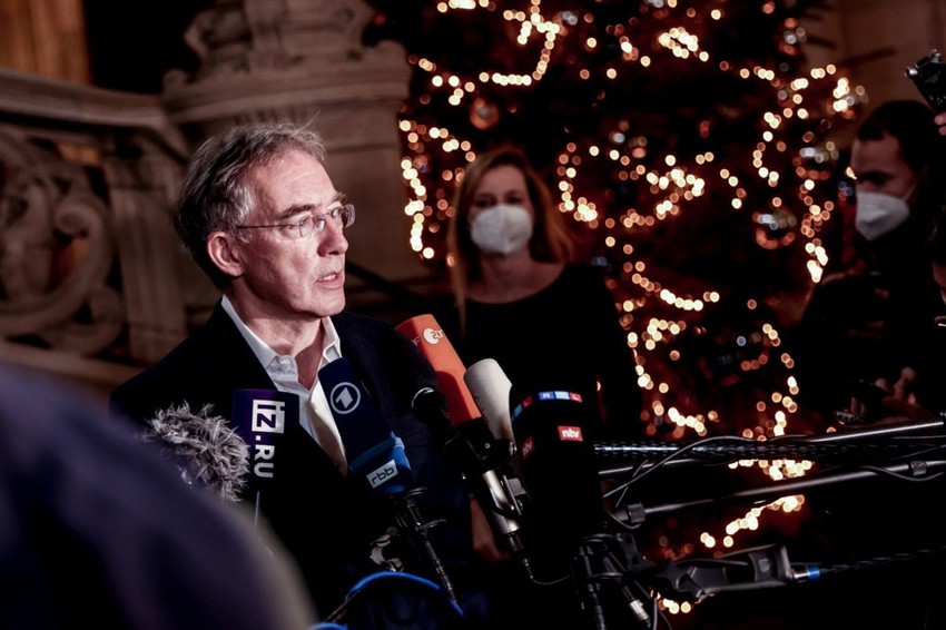 Robert Unger nakon presude u suđenju Vadimu Krasikovu u Berlinu 15. decembra 2021.