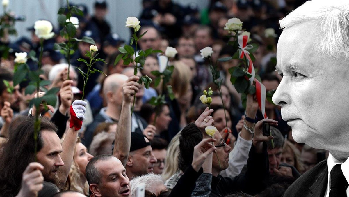 jarosław kaczyński kontrmanifestacja miesięcznica smoleńska obywatele rp