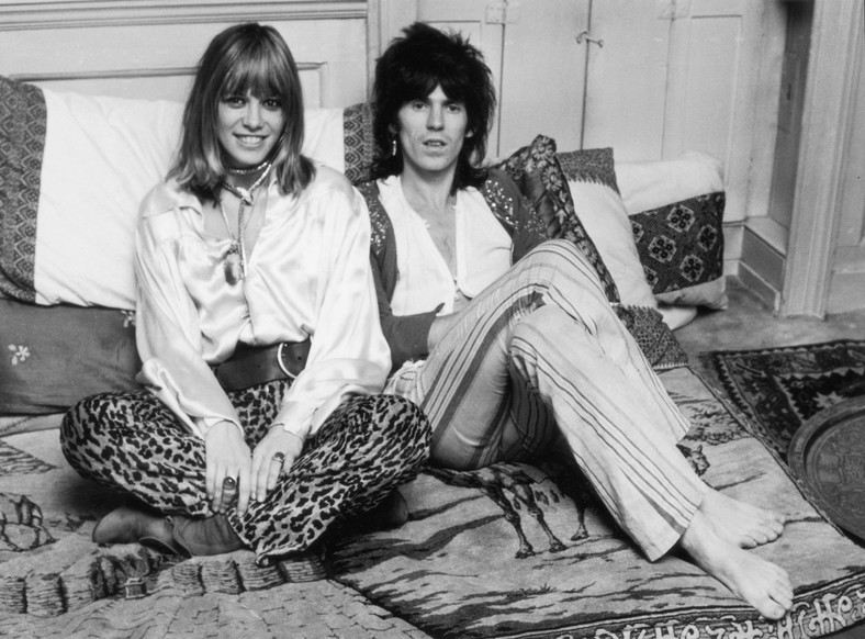 Keith Richards i Anita Pallenberg w 1969 roku