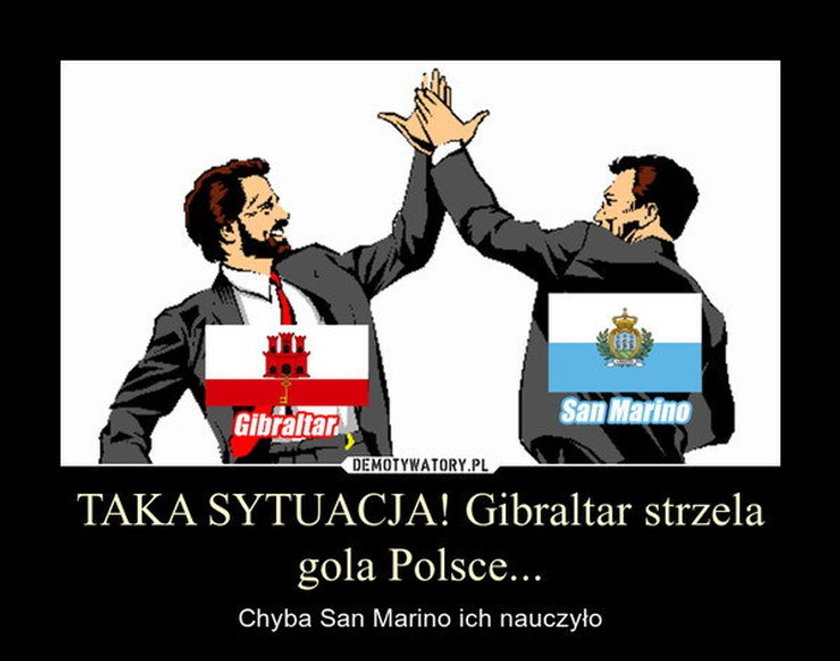 Memy po meczu Polska - Gibraltar 8:1. Galeria