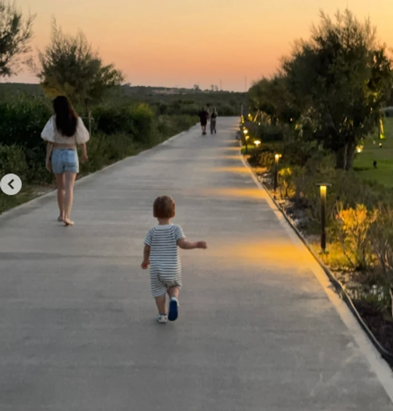 Biković na odmoru sa porodicom