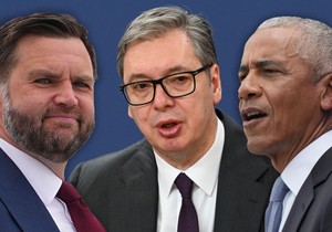 Aleksandar Vučić Barak Obama i Džej di Vens
