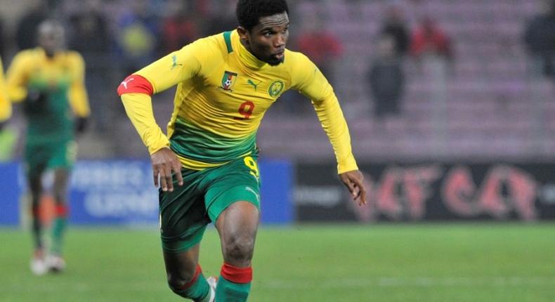 Samuel Eto'o helped Cameroon win the 2000 Sydney Olympics gold medal match