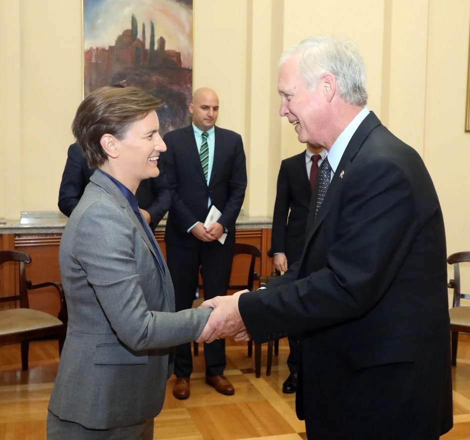 Ana Brnabić i Ron Džonson